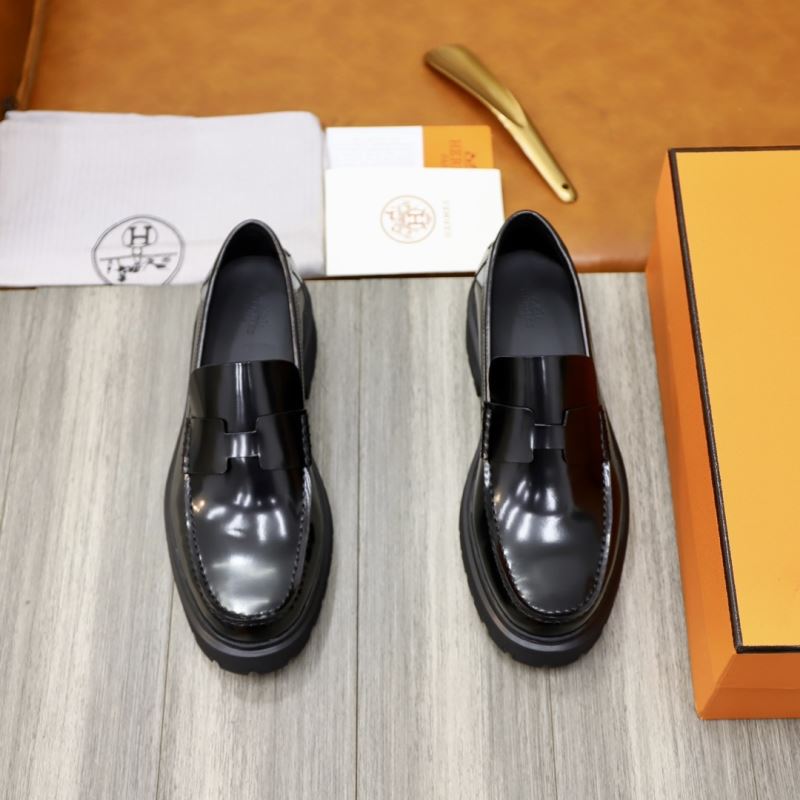 H**mes leather shoes